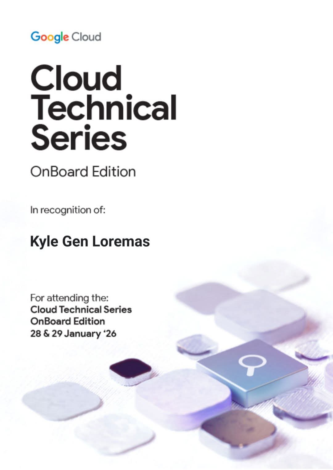 Cloud Technical Series OnBoard Edition